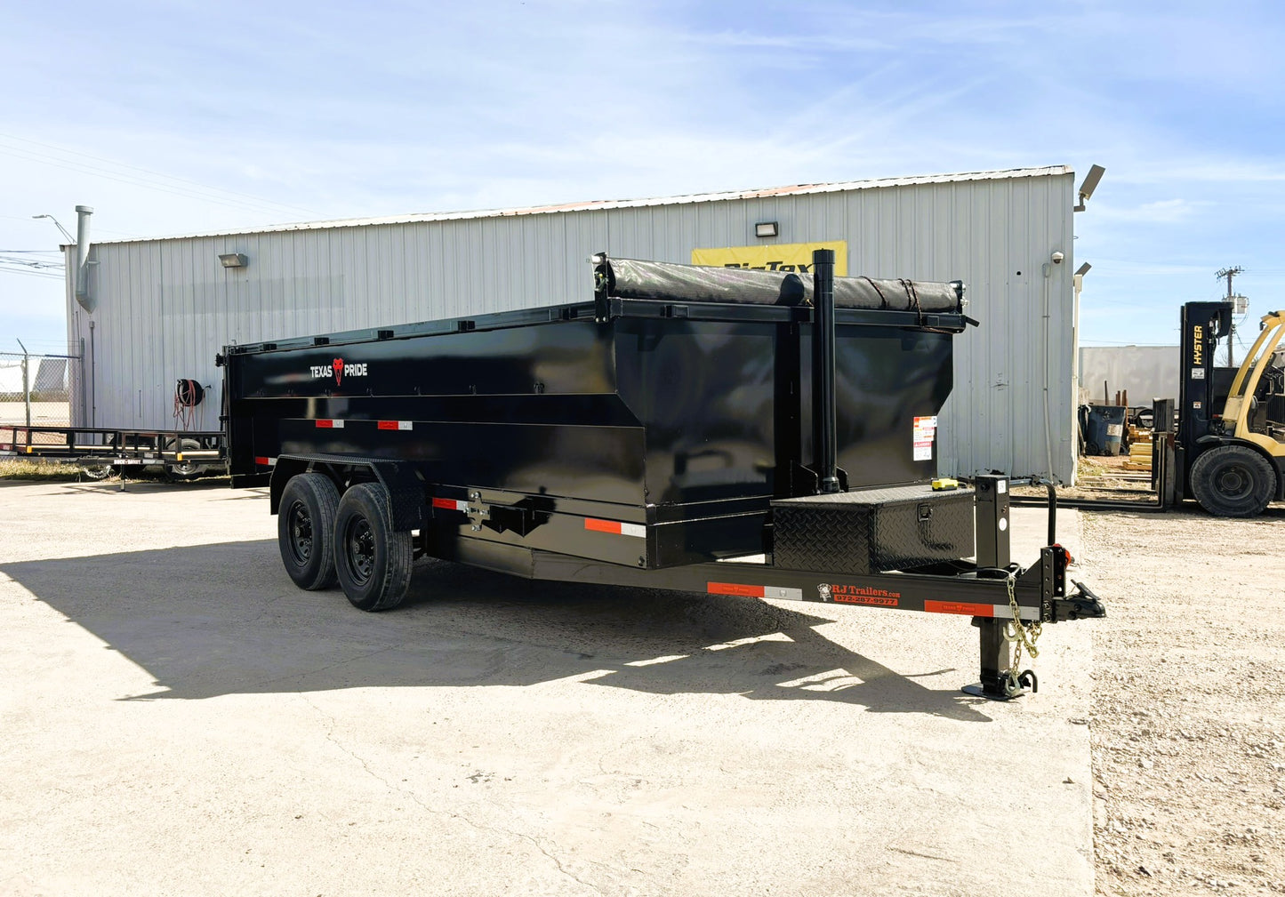 7 x 16' BP Dump Trailer Texas Pride #DT-7163-14KBP
