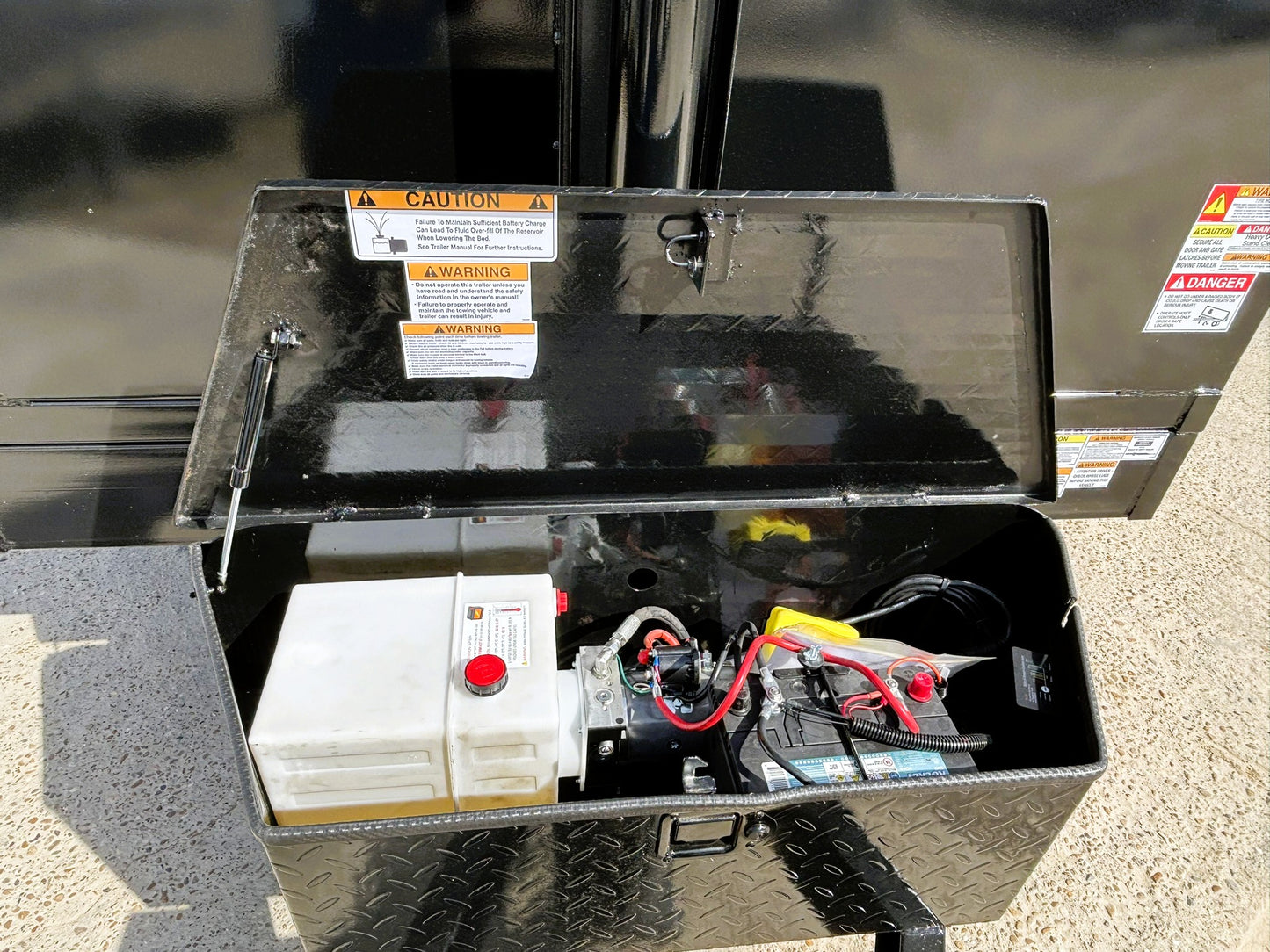 7 x 16' BP Dump Trailer Texas Pride #DT-7163-14KBP