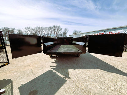 7 x 16' BP Dump Trailer Texas Pride #DT-7163-14KBP