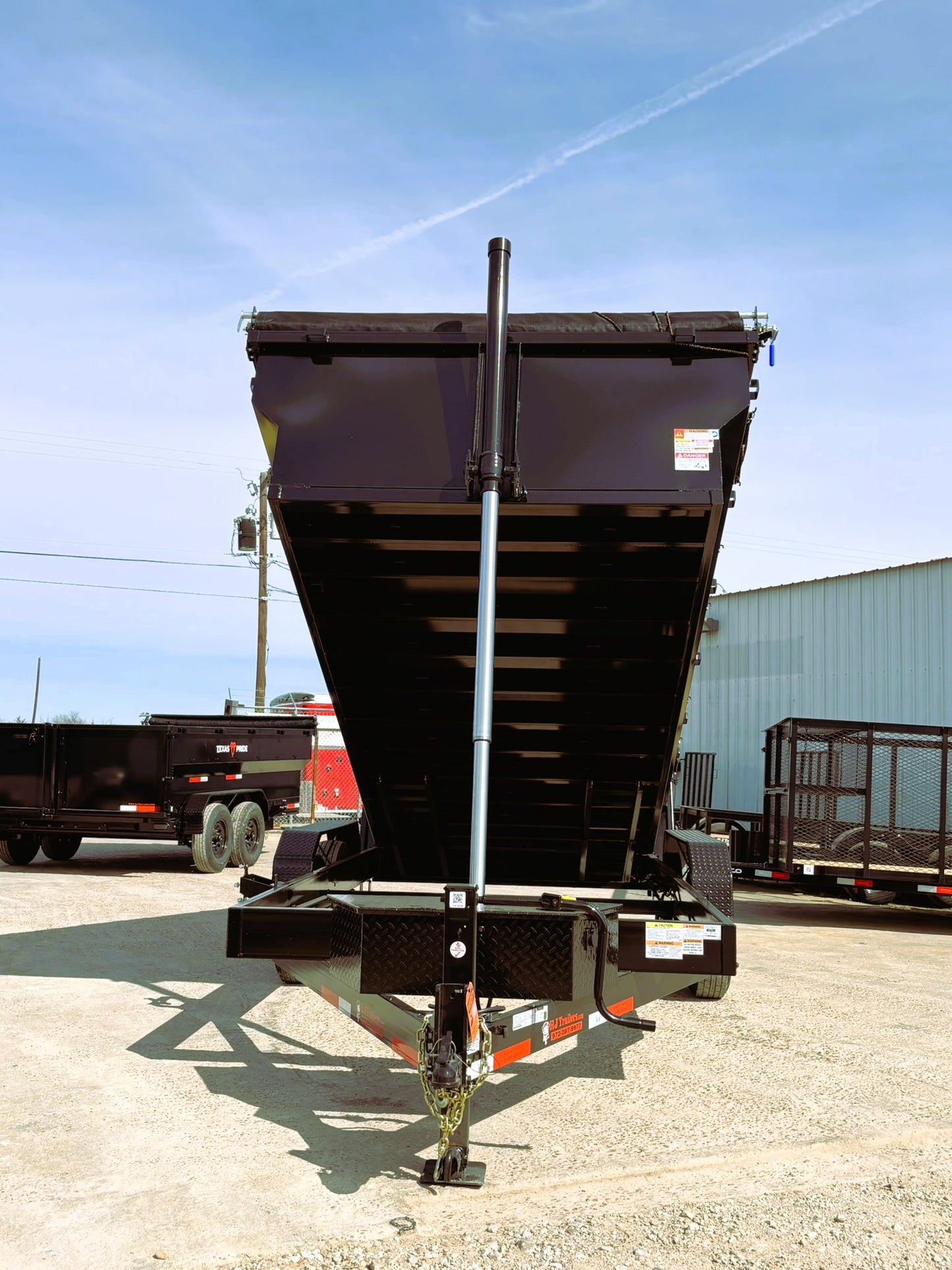 7 x 16' BP Dump Trailer Texas Pride #DT-7163-14KBP