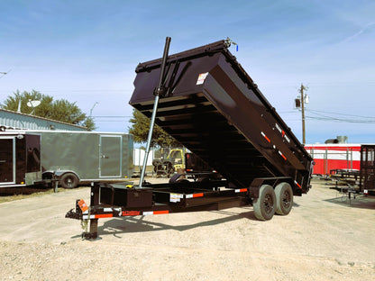 7 x 16' BP Dump Trailer Texas Pride #DT-7163-14KBP