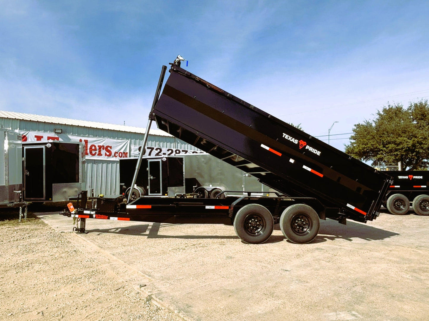 7 x 16' BP Dump Trailer Texas Pride #DT-7163-14KBP