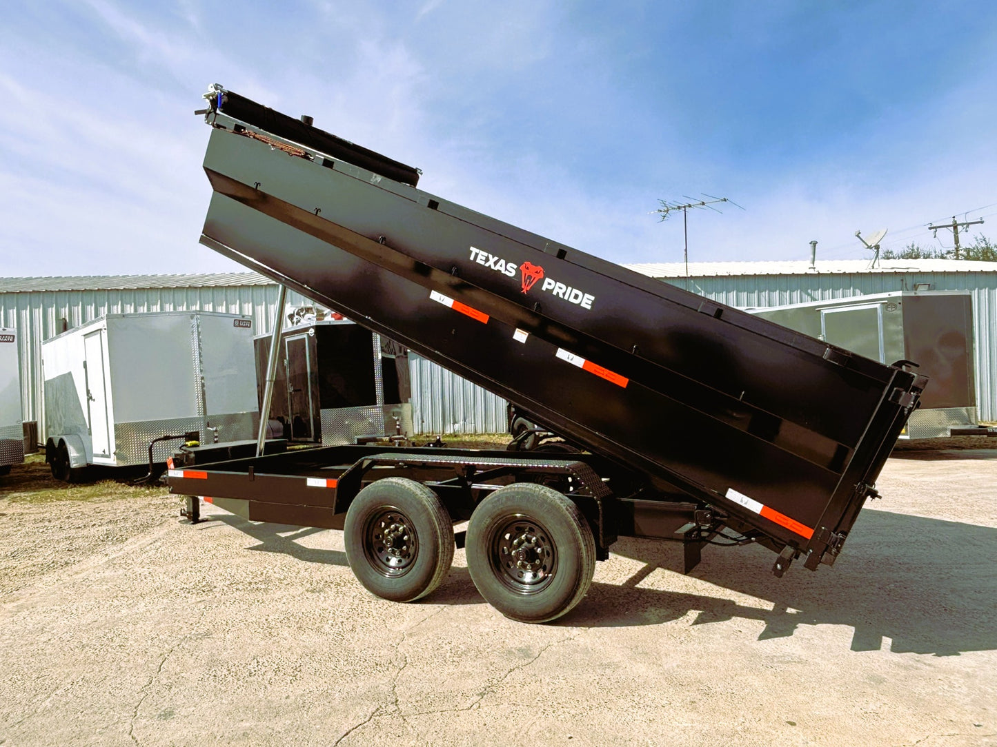 7 x 16' BP Dump Trailer Texas Pride #DT-7163-14KBP