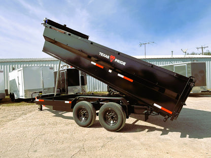7 x 16' BP Dump Trailer Texas Pride #DT-7163-14KBP