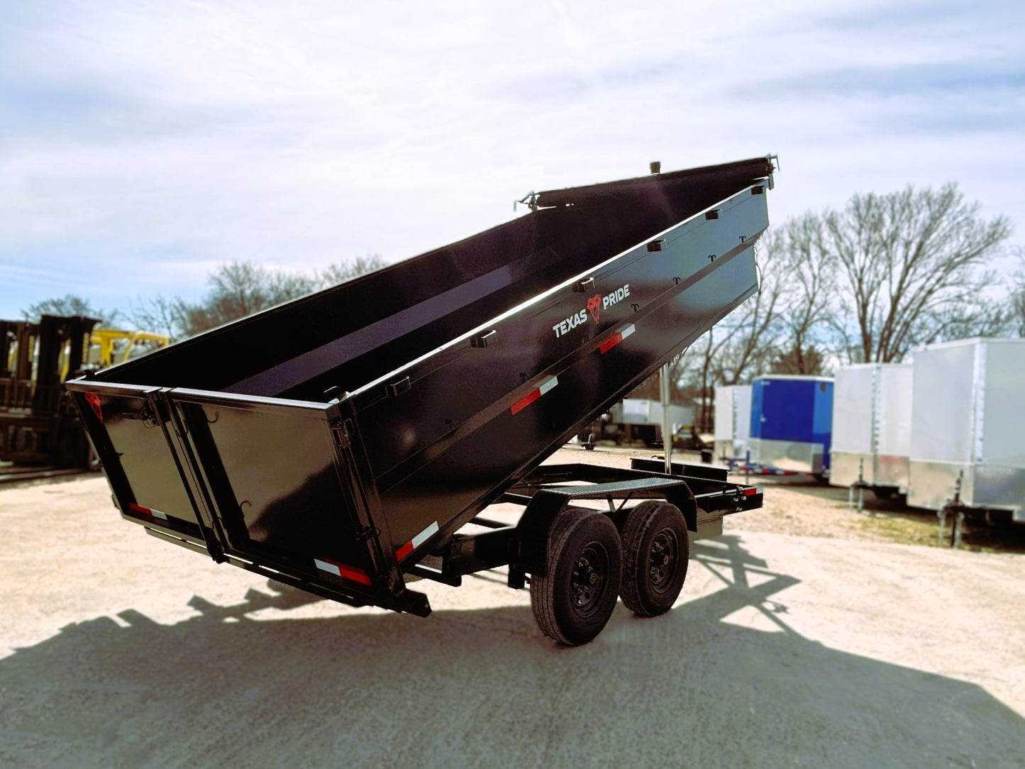 7 x 16' BP Dump Trailer Texas Pride #DT-7163-14KBP