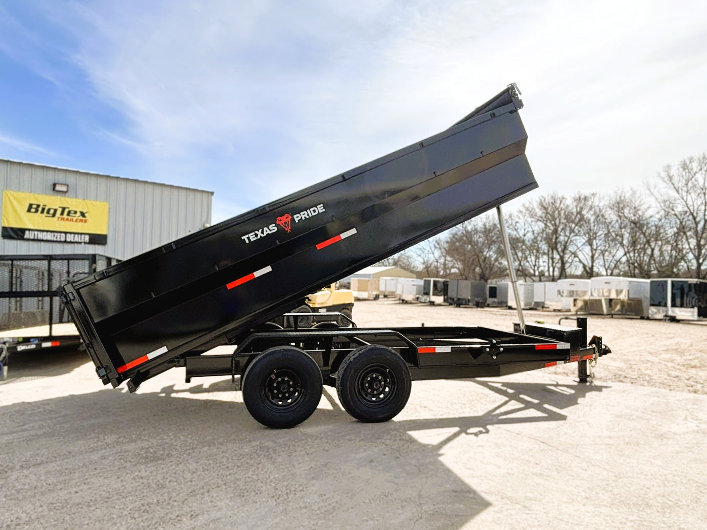 7 x 16' BP Dump Trailer Texas Pride #DT-7163-14KBP
