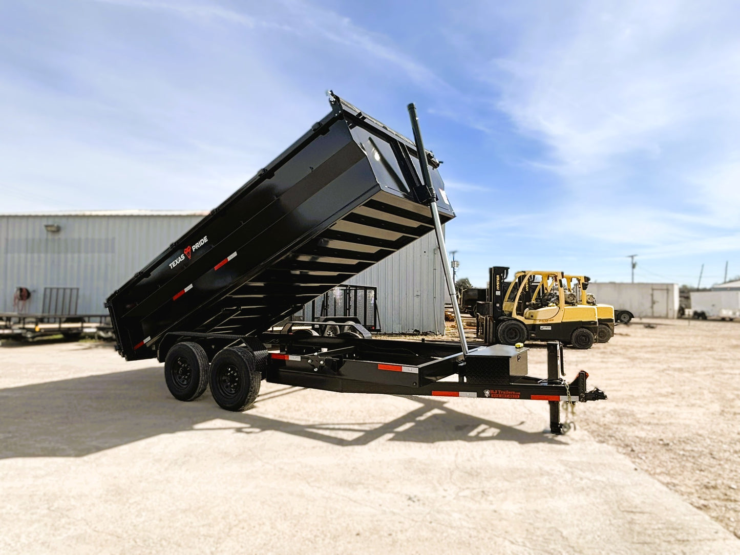 7 x 16' BP Dump Trailer Texas Pride #DT-7163-14KBP