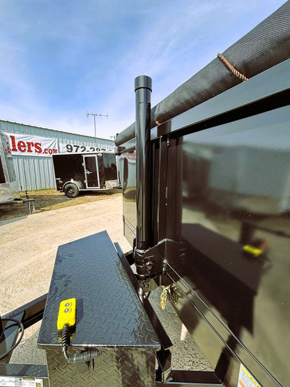 7 x 16' BP Dump Trailer Texas Pride #DT-7163-14KBP