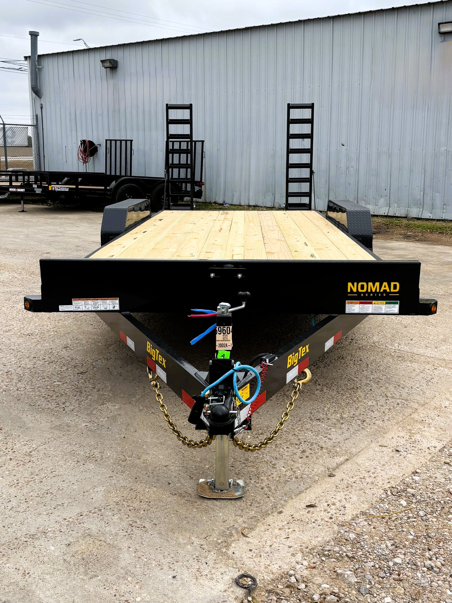 83 x 20' Equipment Trailer Big Tex #14EB-20D2A-KRBK