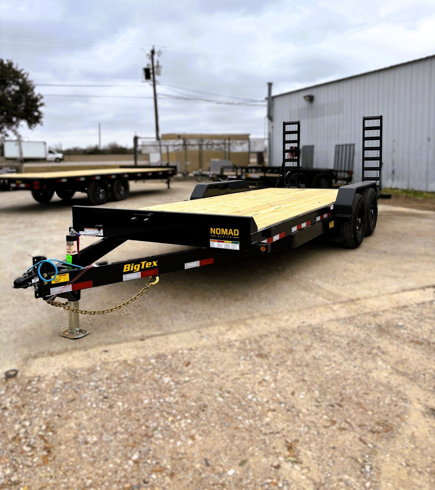 83 x 20' Equipment Trailer Big Tex #14EB-20D2A-KRBK