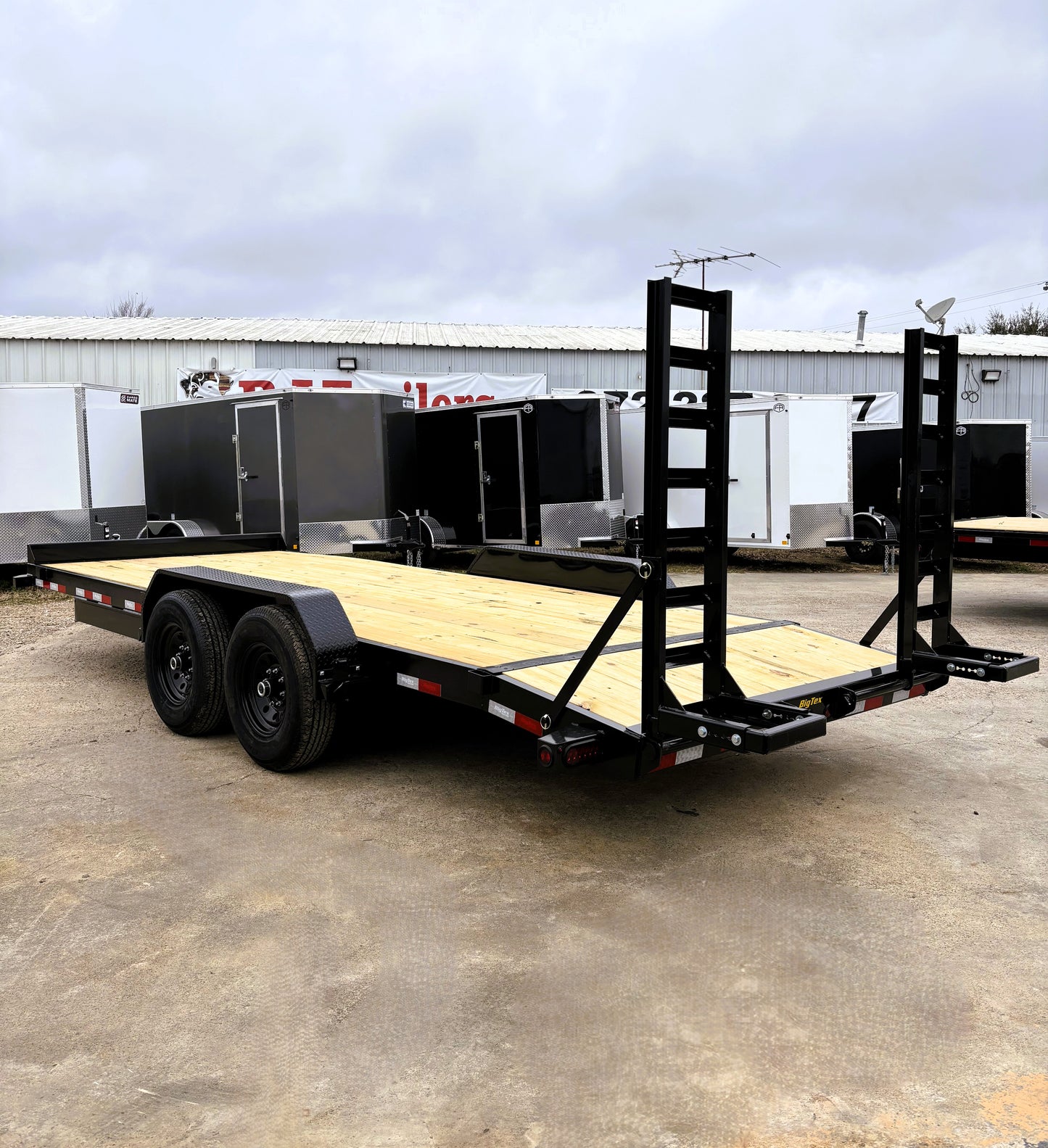 83 x 20' Equipment Trailer Big Tex #14EB-20D2A-KRBK