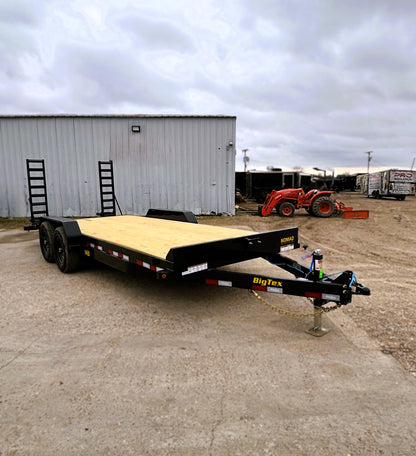 83 x 20' Equipment Trailer Big Tex #14EB-20D2A-KRBK