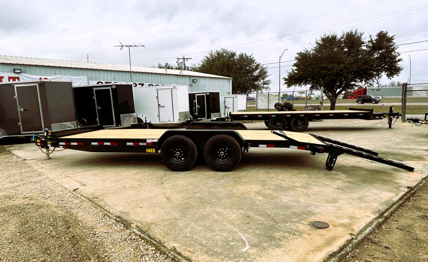 83 x 20' Equipment Trailer Big Tex #14EB-20D2A-KRBK