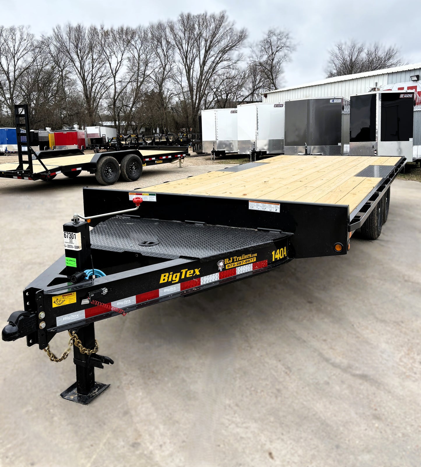102 x 20' Deckover Trailer Big Tex #14OA-20STA-S8BK