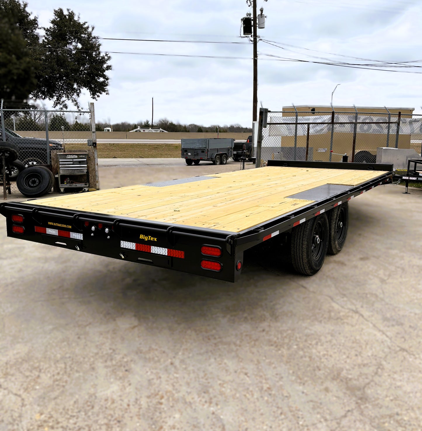 102 x 20' Deckover Trailer Big Tex #14OA-20STA-S8BK