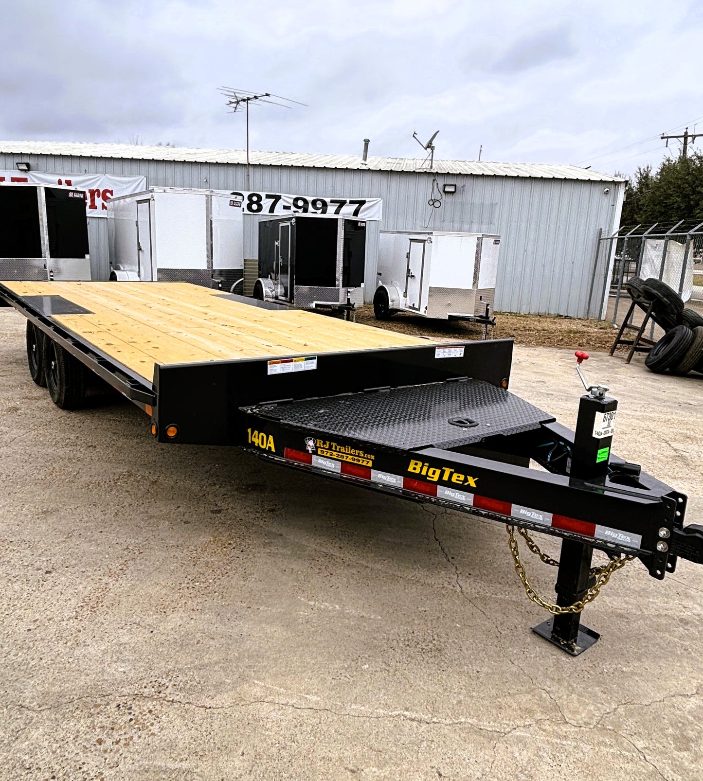 102 x 20' Deckover Trailer Big Tex #14OA-20STA-S8BK