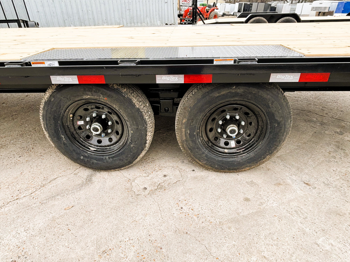 102 x 20' Deckover Trailer Big Tex #14OA-20STA-S8BK