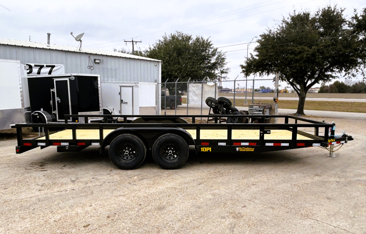 83 x 20' Utility Trailer Big Tex #10PI-20BK