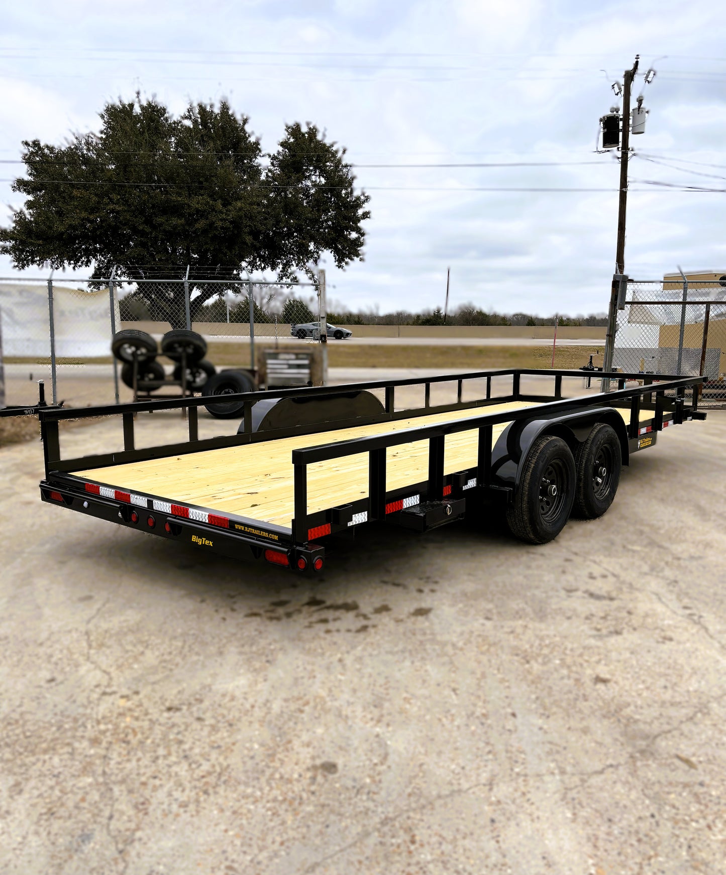83 x 20' Utility Trailer Big Tex #10PI-20BK