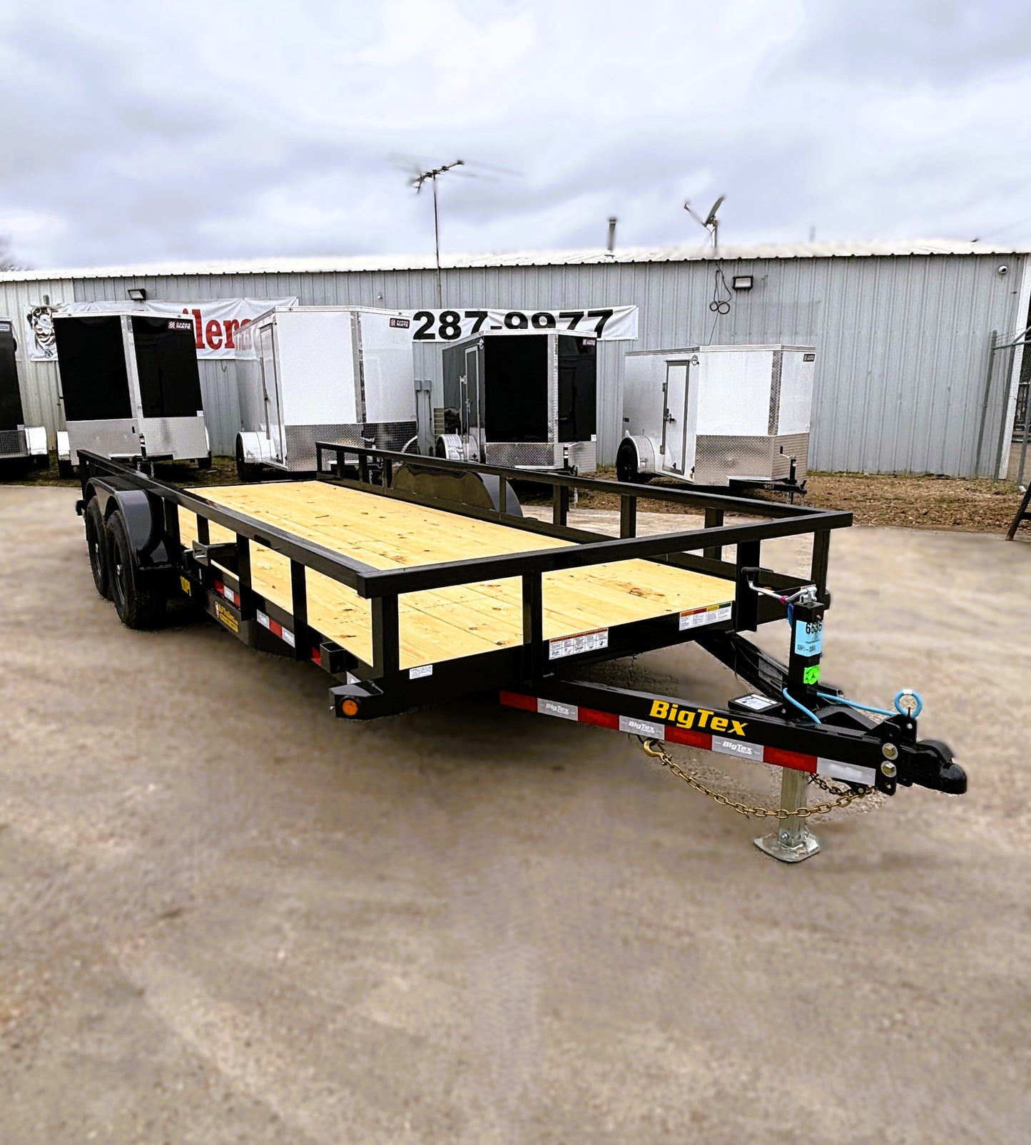 83 x 20' Utility Trailer Big Tex #10PI-20BK