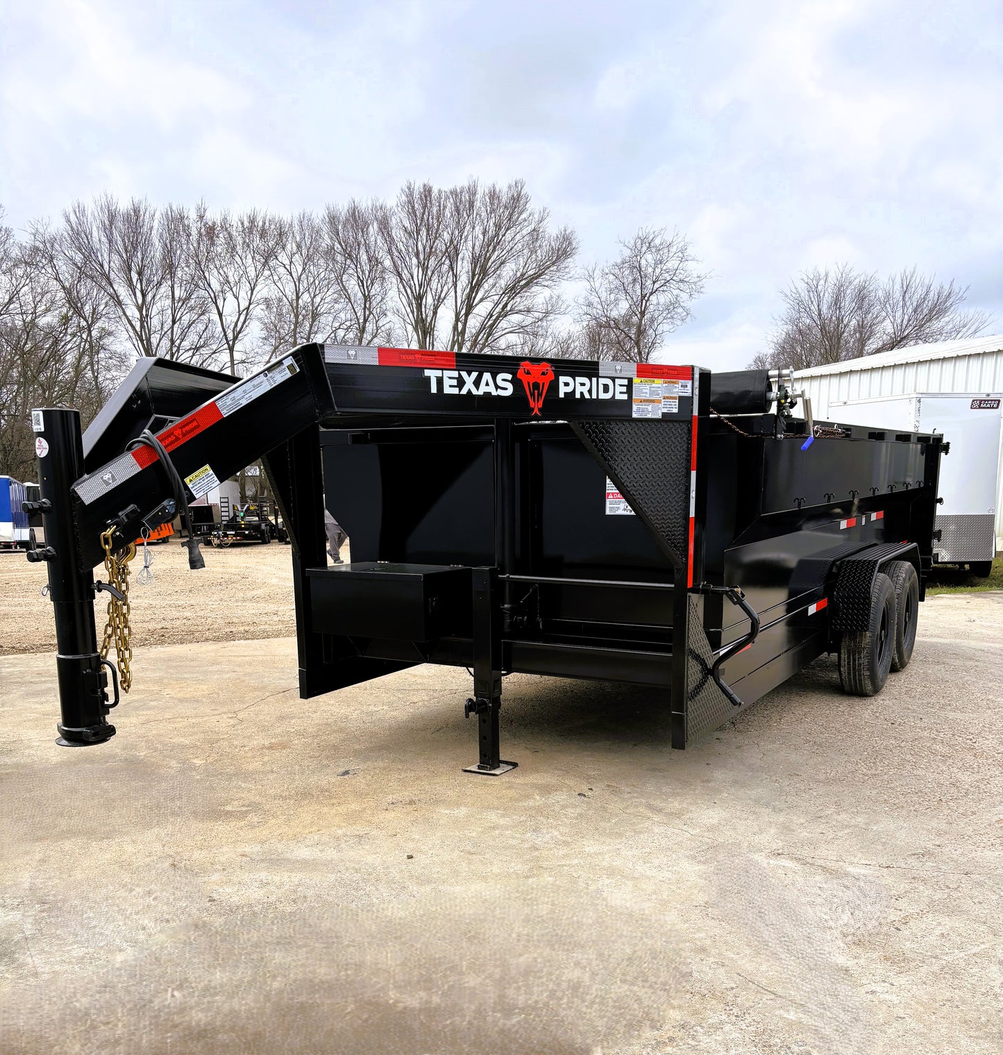 7 x 16' GN Dump Trailer Texas Pride #DT-7163-16KGN