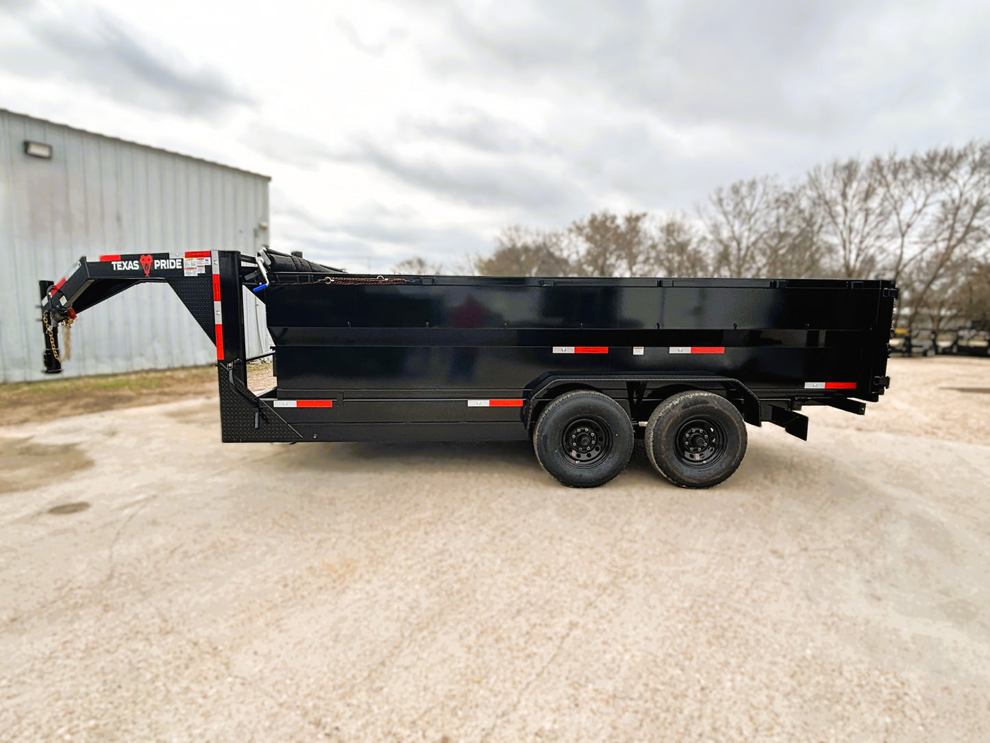 7 x 16' GN Dump Trailer Texas Pride #DT-7163-16KGN