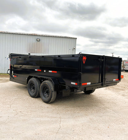 7 x 16' GN Dump Trailer Texas Pride #DT-7163-16KGN