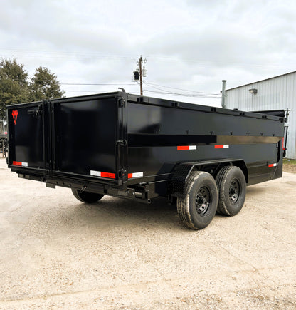 7 x 16' GN Dump Trailer Texas Pride #DT-7163-16KGN