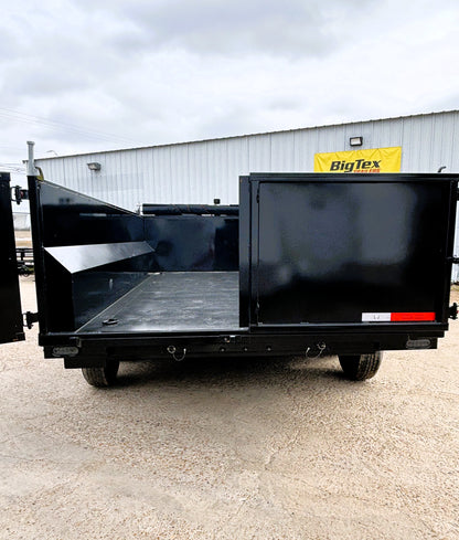 7 x 16' GN Dump Trailer Texas Pride #DT-7163-16KGN