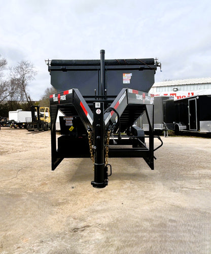 7 x 16' GN Dump Trailer Texas Pride #DT-7163-16KGN