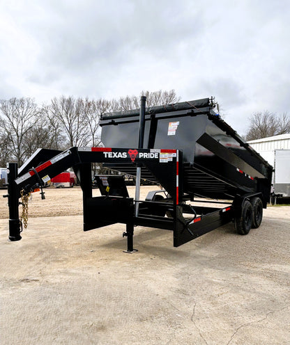 7 x 16' GN Dump Trailer Texas Pride #DT-7163-16KGN