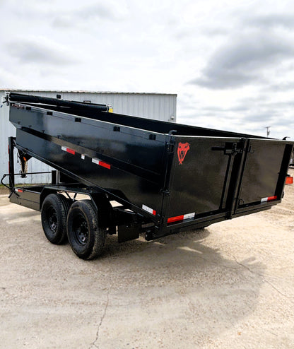 7 x 16' GN Dump Trailer Texas Pride #DT-7163-16KGN