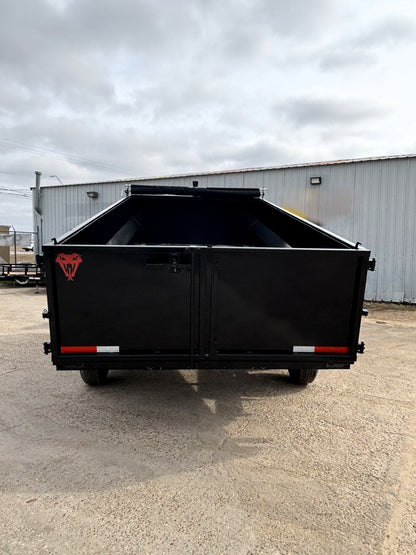 7 x 16' GN Dump Trailer Texas Pride #DT-7163-16KGN