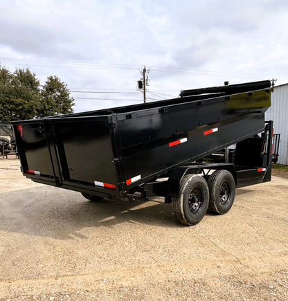 7 x 16' GN Dump Trailer Texas Pride #DT-7163-16KGN