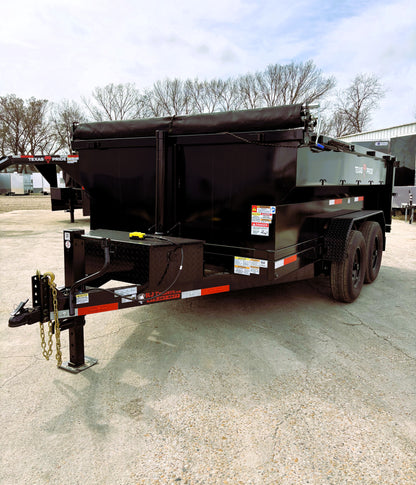 7 x 12' BP Dump Trailer Texas Pride #DT-7123-14KBP