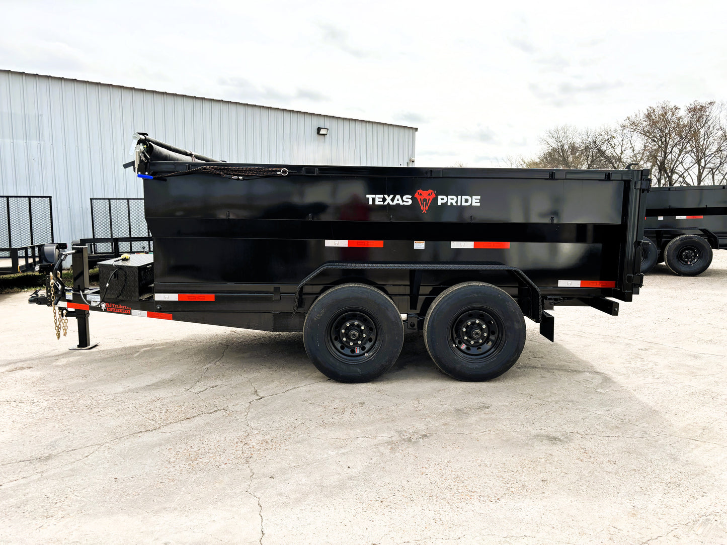 7 x 12' BP Dump Trailer Texas Pride #DT-7123-14KBP