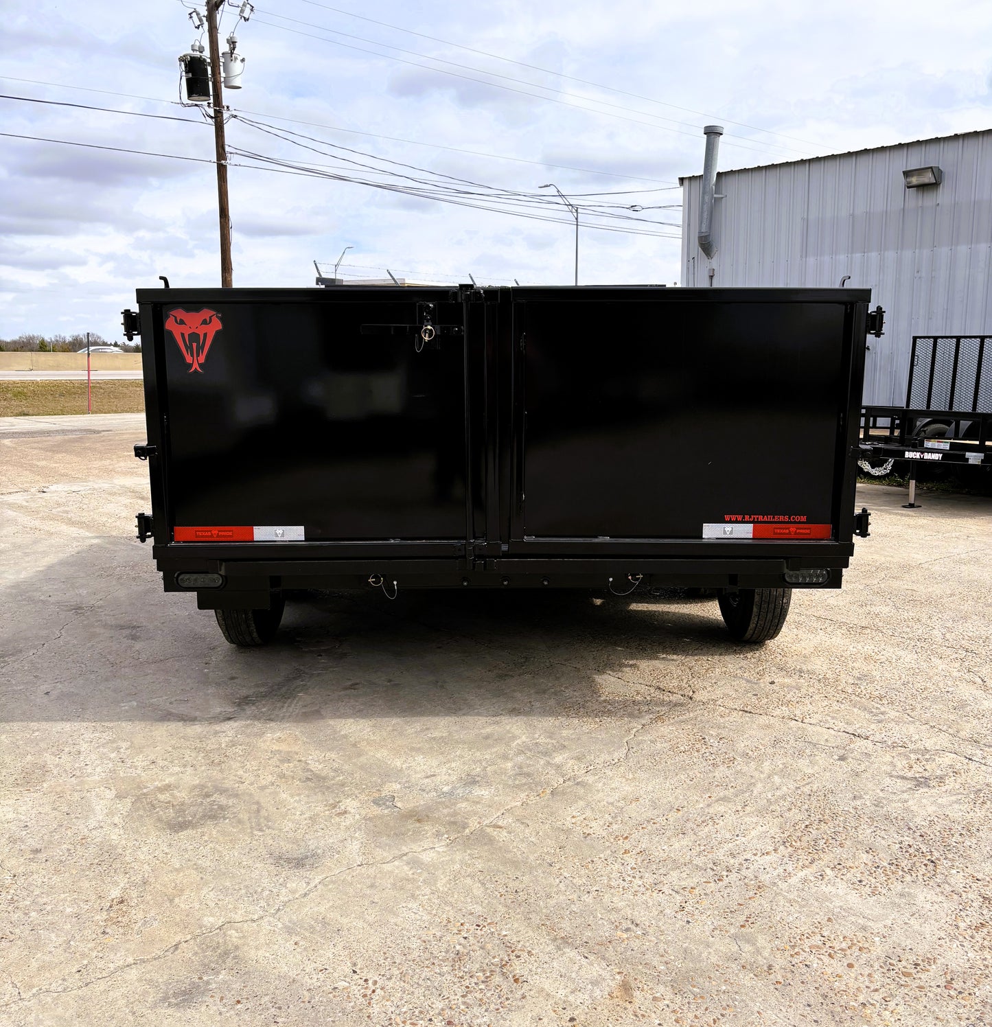 7 x 12' BP Dump Trailer Texas Pride #DT-7123-14KBP