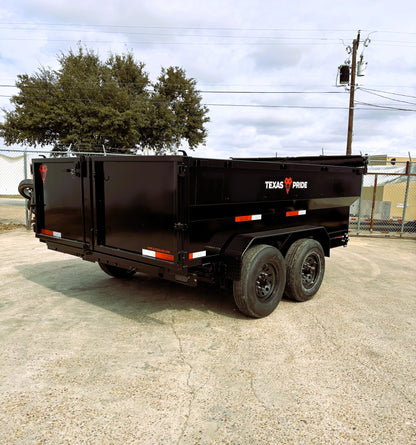 7 x 12' BP Dump Trailer Texas Pride #DT-7123-14KBP