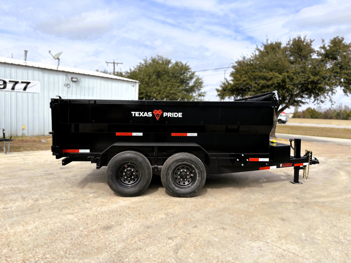 7 x 12' BP Dump Trailer Texas Pride #DT-7123-14KBP