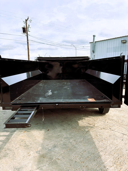 7 x 12' BP Dump Trailer Texas Pride #DT-7123-14KBP