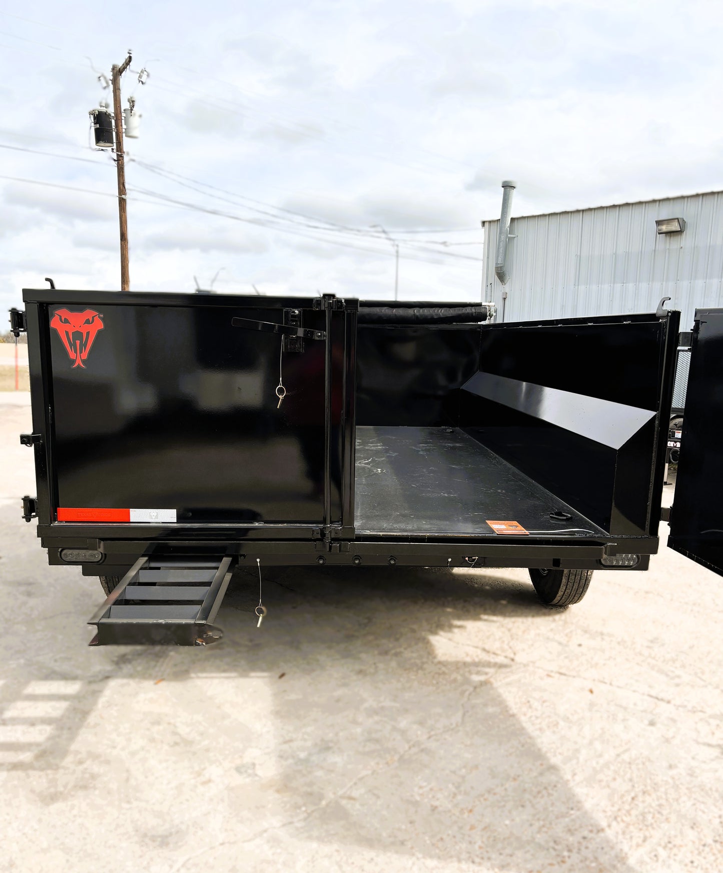7 x 12' BP Dump Trailer Texas Pride #DT-7123-14KBP