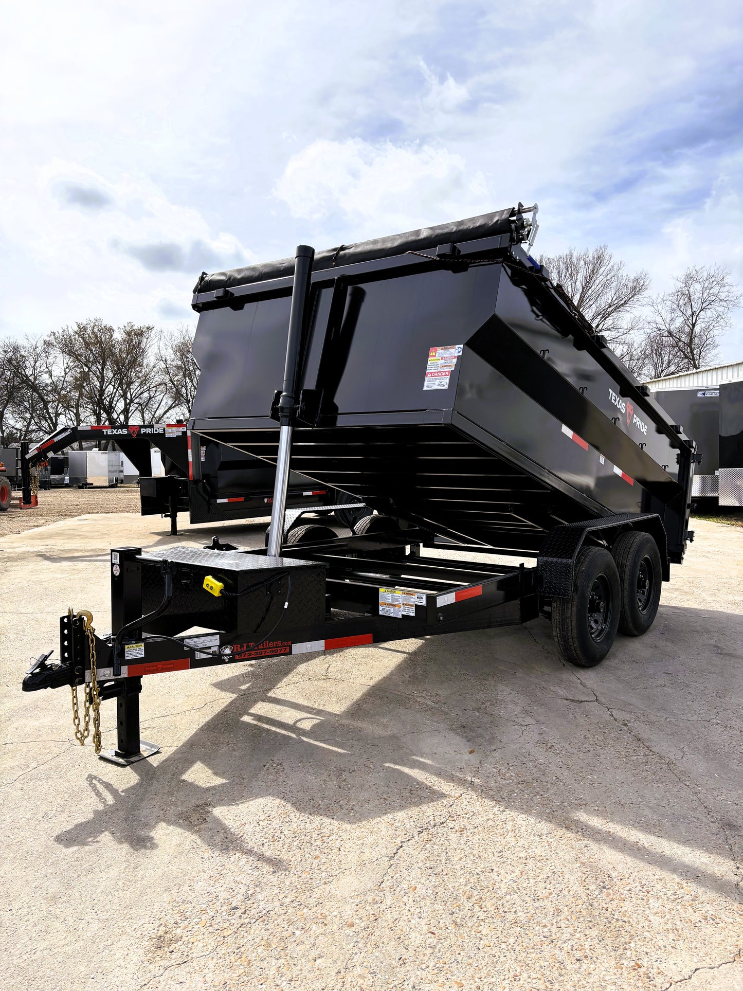 7 x 12' BP Dump Trailer Texas Pride #DT-7123-14KBP