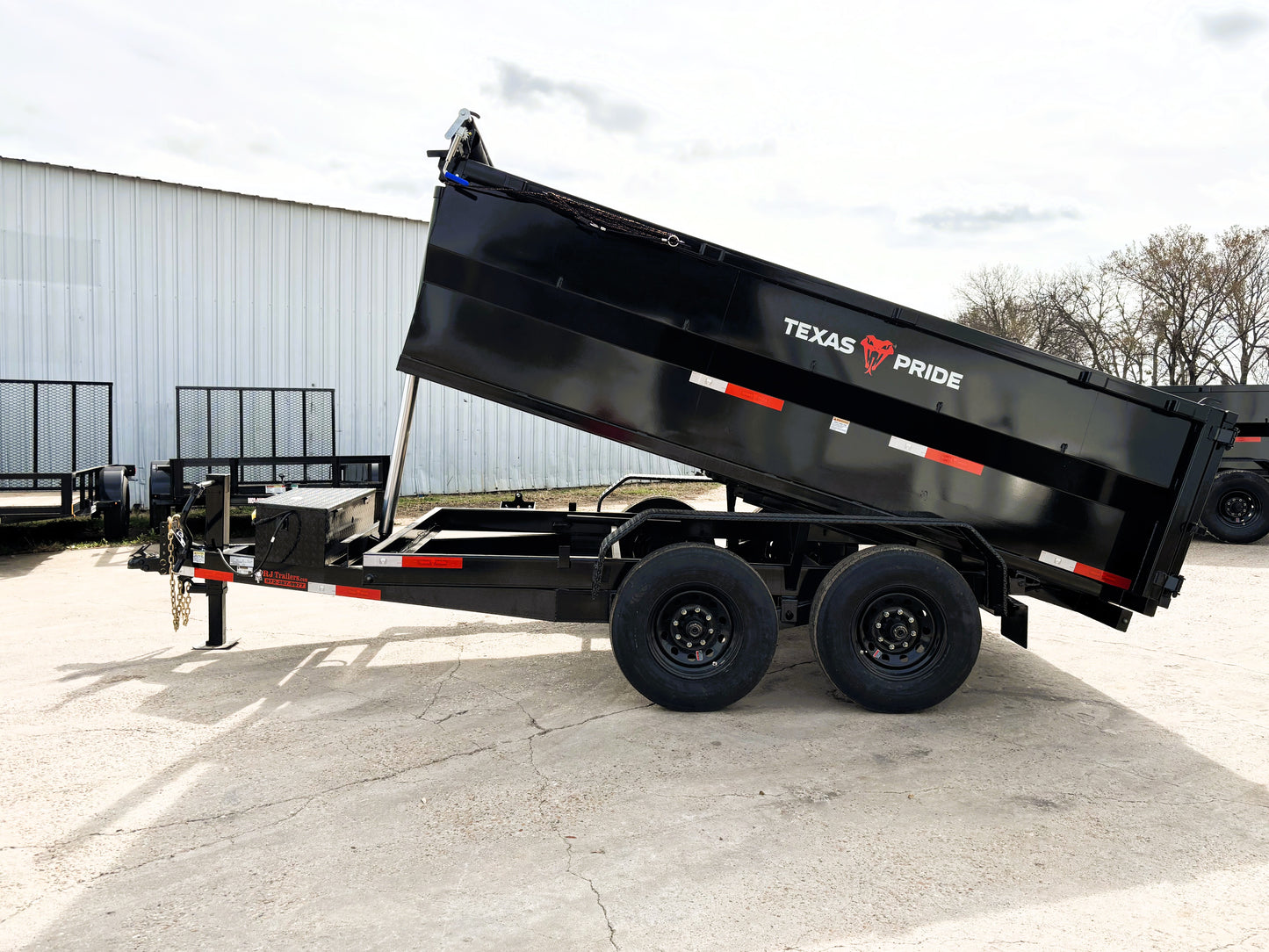 7 x 12' BP Dump Trailer Texas Pride #DT-7123-14KBP