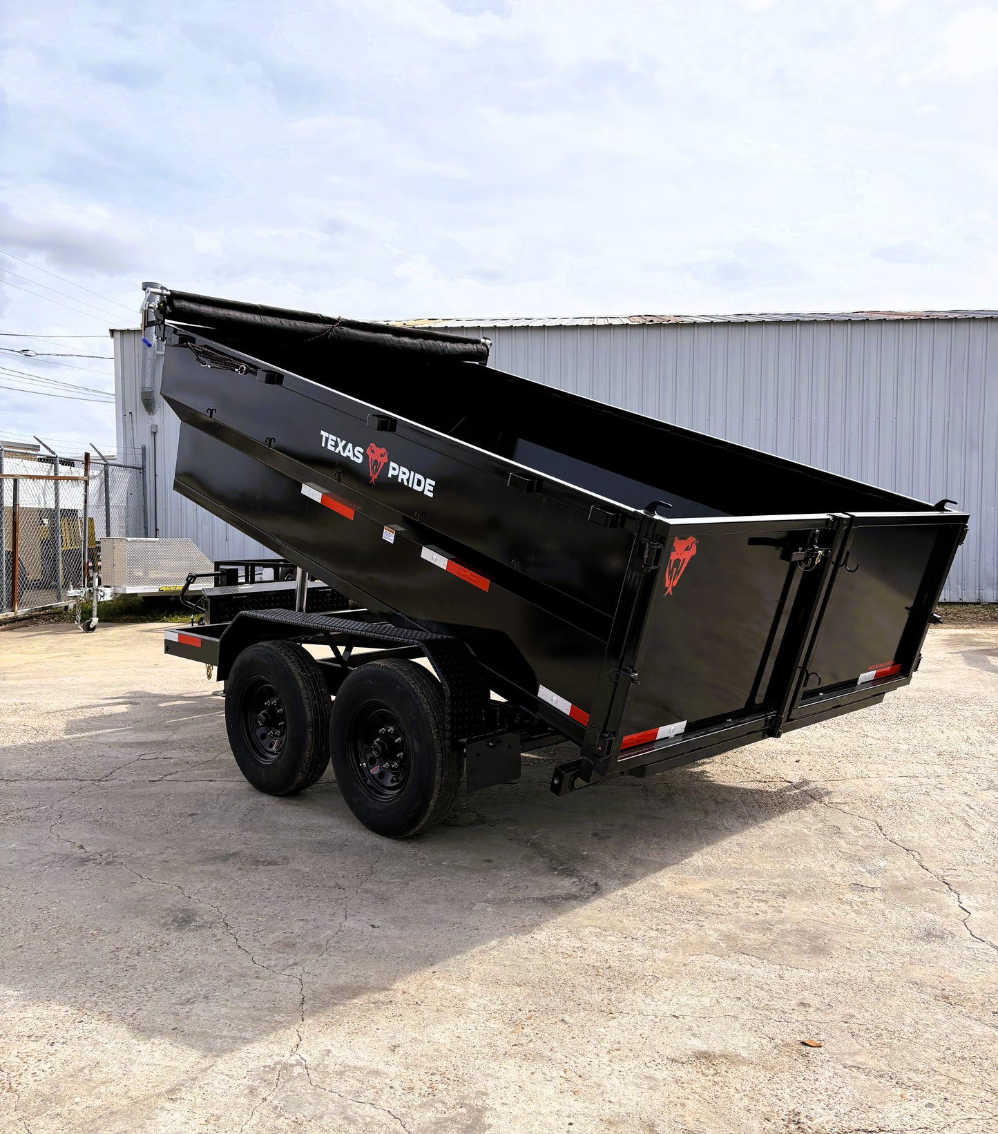 7 x 12' BP Dump Trailer Texas Pride #DT-7123-14KBP