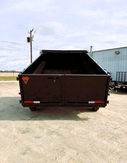 7 x 12' BP Dump Trailer Texas Pride #DT-7123-14KBP