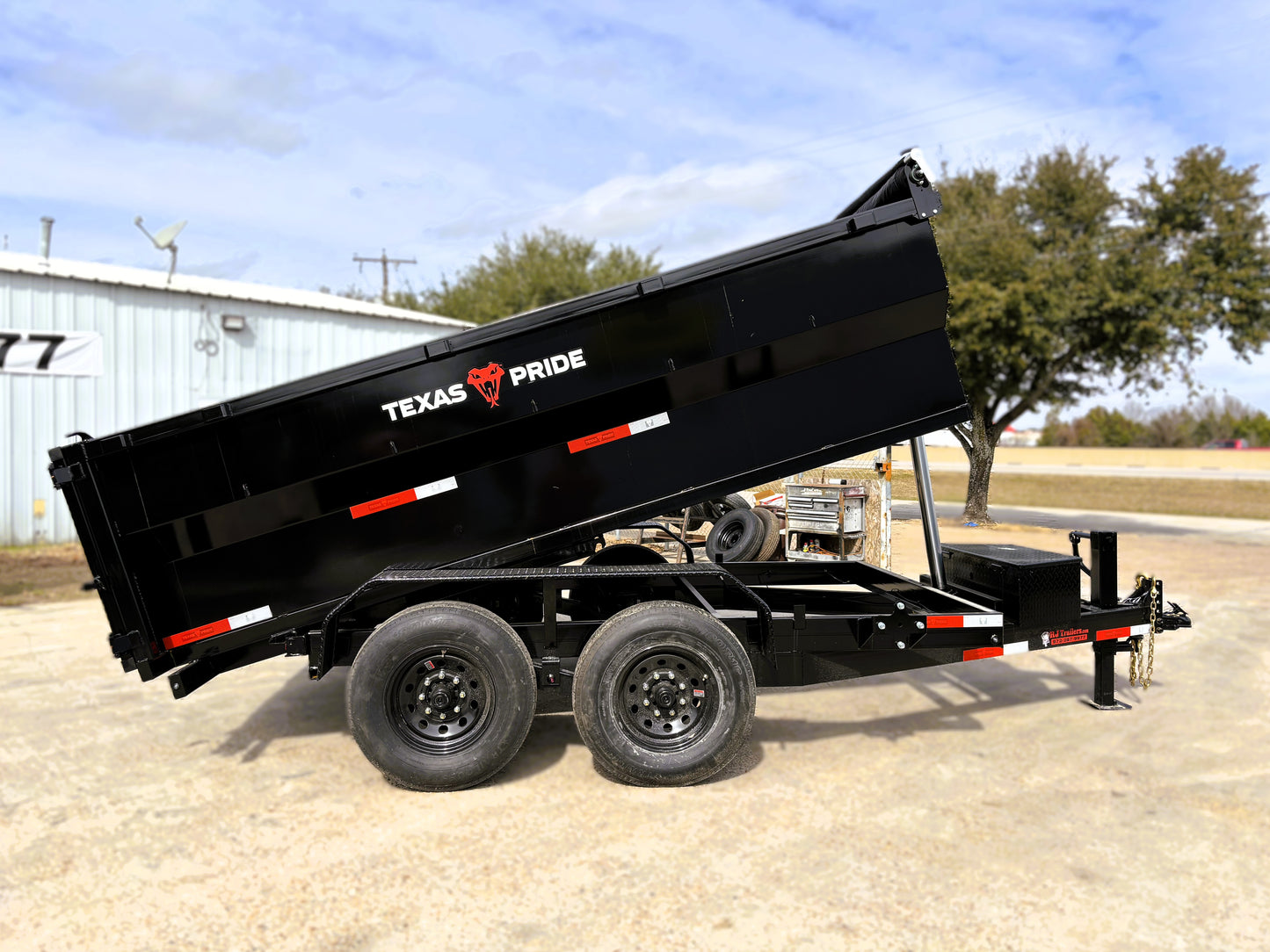 7 x 12' BP Dump Trailer Texas Pride #DT-7123-14KBP