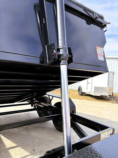 7 x 12' BP Dump Trailer Texas Pride #DT-7123-14KBP