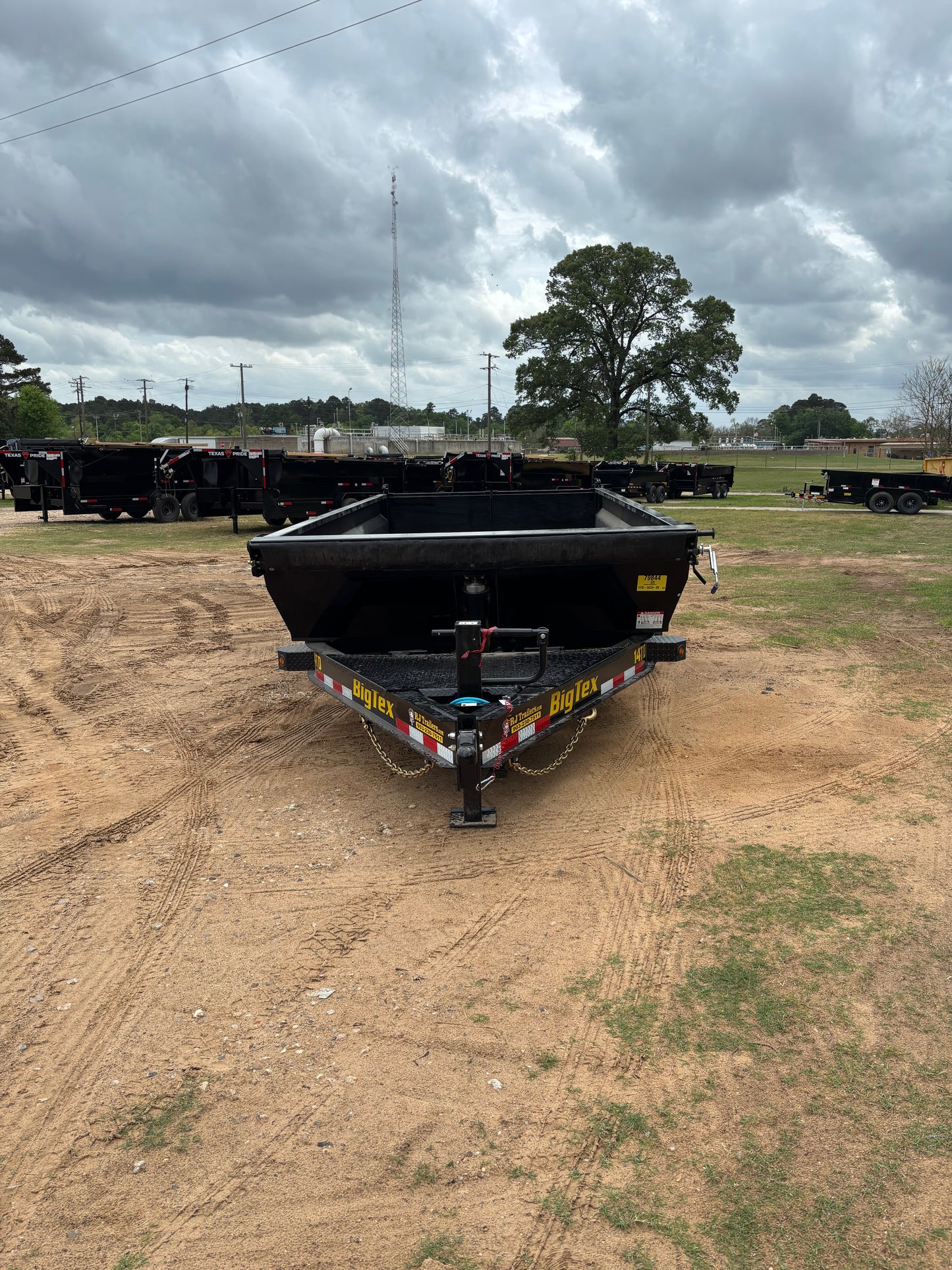 7 X 16' BP Dump Trailer Big Tex #14TD-16C2A-BK