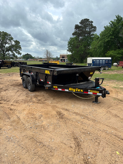 7 X 16' BP Dump Trailer Big Tex #14TD-16C2A-BK