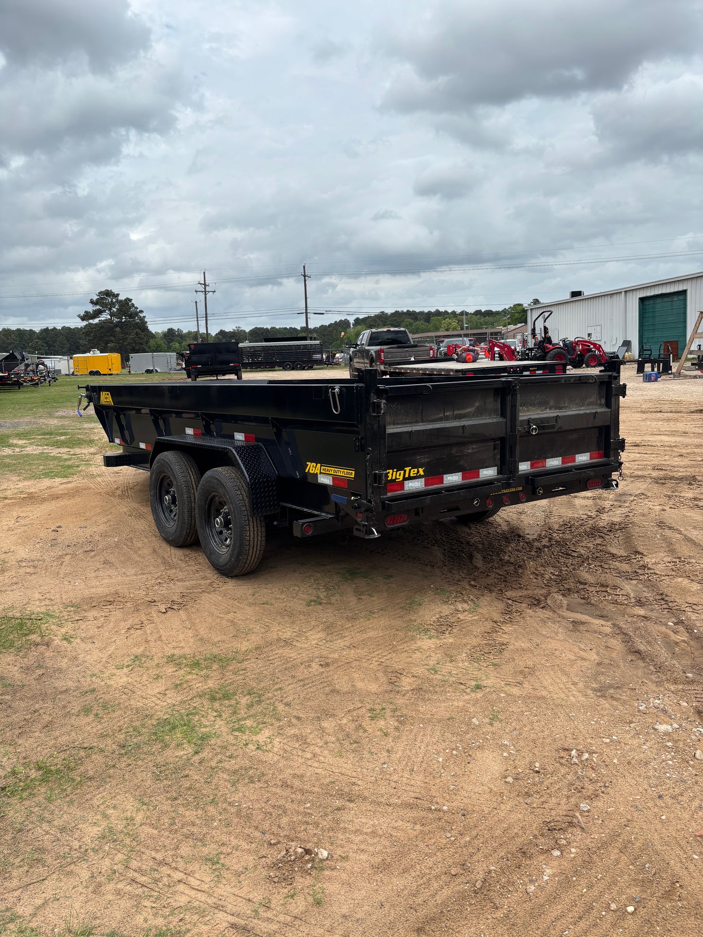 7 X 16' BP Dump Trailer Big Tex #14TD-16C2A-BK